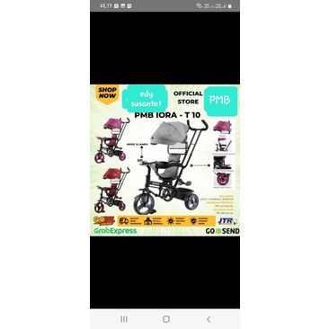 Sepeda Roda Tiga Anak PMB Iora T10 T 10