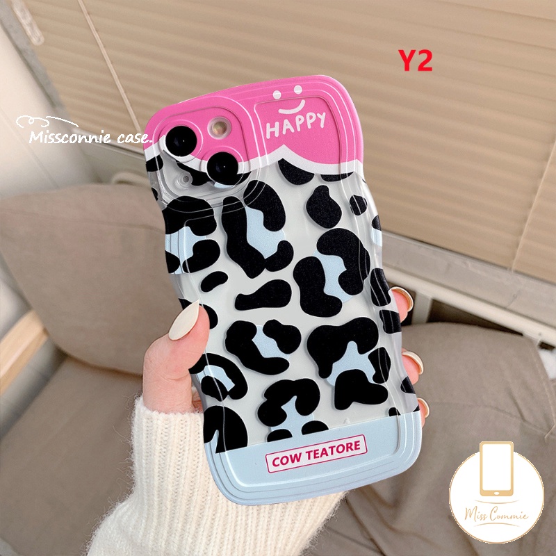 REDMI Redmi10 9T 12C 9 9A 9C 10A 10C A1 A1+Note 10Pro 9 8 10 11 10s 9Pro Note 11Pro+9s 11s POCO M3 X3 NFC Pro Mi 11T Pro Kartun Couple Denim Patch Happy Leopard Print Wavy Casing Edge