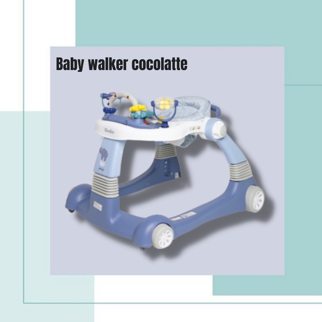 Jual Alat Bantu Jalan Bayi Baby Walker Cocolatte In Walker Cl Fun Blue O R Hingga