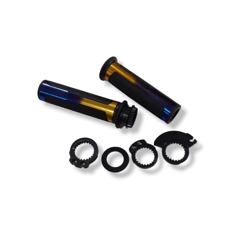 Handgrip Barracuda Super Grips Full Cnc Model Rizoma Universal Motor Matic &amp; Bebek