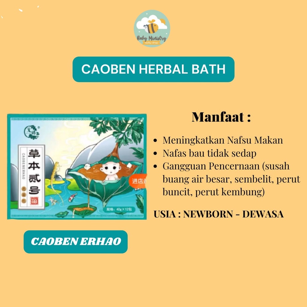 ECER PER 1 SACHET / CAOBEN HERBAL BATH (TEH MANDI UNTUK FLU,BATUK,ALERGI,PANAS DALAM) / FUYAYA HERBAL BATH / MANDI TEH / RENDAM TEH / PILEK FLU BATUK DEMAM DAYA TAHAN TUBUH SAKIT ANAK BAYI