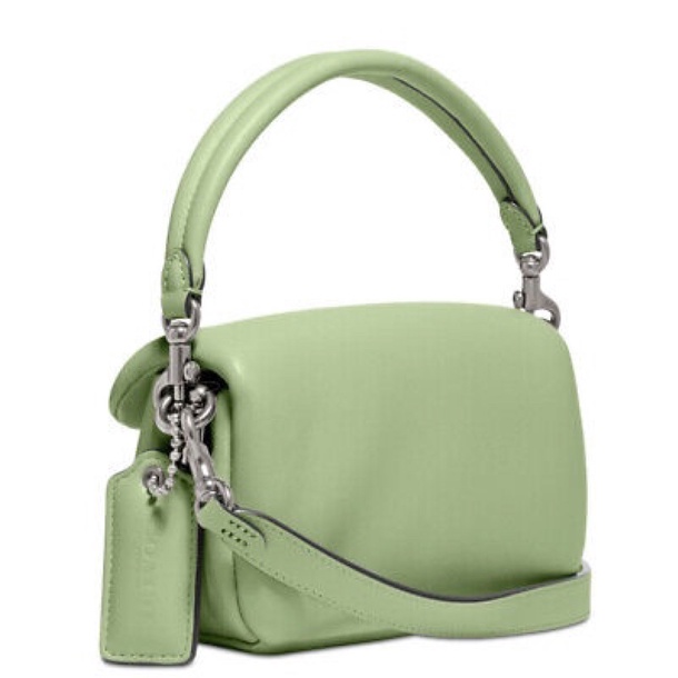 Coach Pillow Tabby Shoulder Bag 18 Lime (C3880)