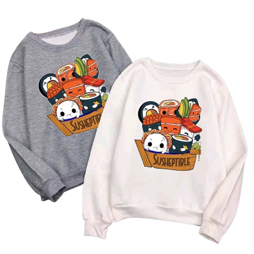 TokoMilkan - Sweater Crewneck Wanita &amp; pria SUSHEPTIBLE | Sweater CN Sweatshirt Fleece