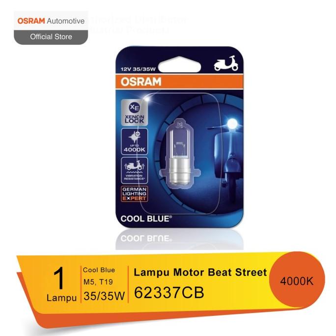 Osram Lampu Depan Motor Honda Beat Street 2017-On - 62337Cb -Cool Blue