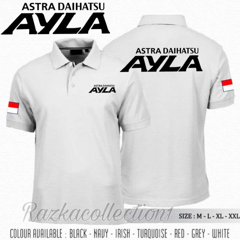 Polo Shirt Ayla / Kaos Polo Daihatsu Ayla Fremium