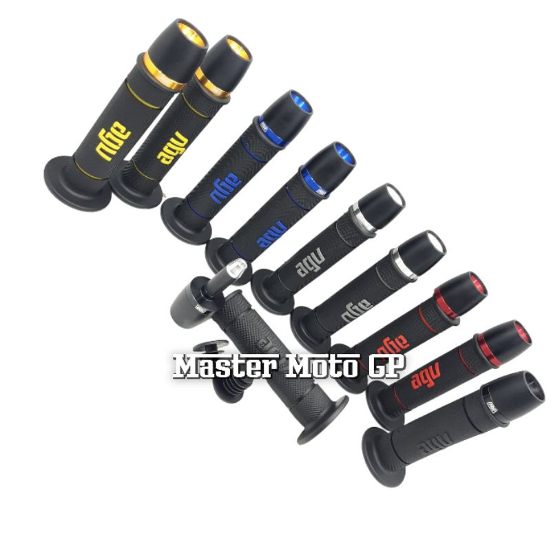 Grip HG55 AGV Original grip karet HG55 jalu stang AGV ori AGV Handfat agv Grip karet HG 55 nmax PCX Lexi Adv Xmax Vario Vixion fazzio XSR CBR Beat Scoopy scoopi