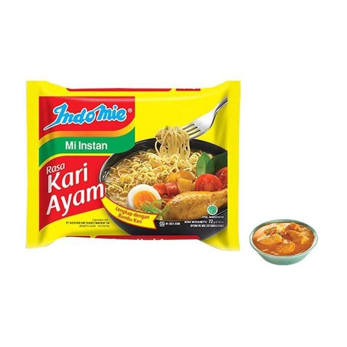 

ロ Indomie Mie Instan Kari Ayam 2 x 72 gr ㅛ