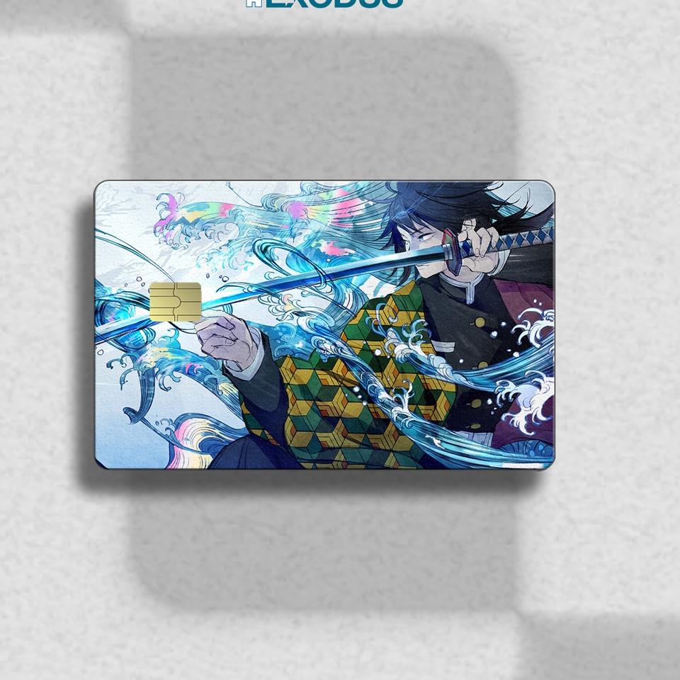 

⇷ Demon Slayer Hologram Skin / Sticker kartu ATM Kimetsu no Yaiba ﷼