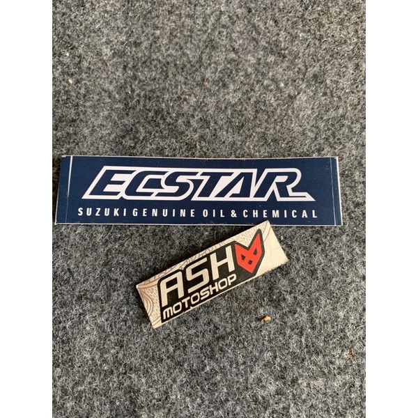 Stiker ECSTAR Suzuki Genuine Oil