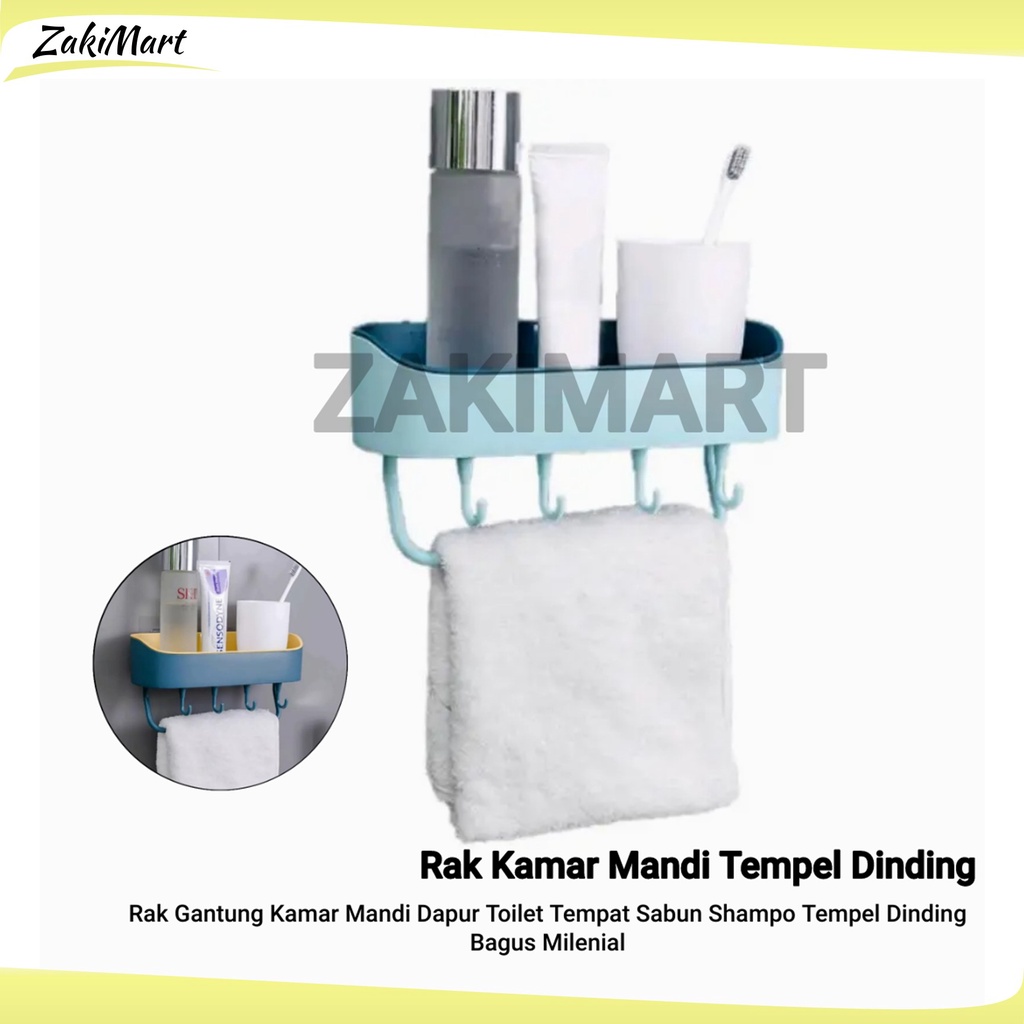 Rak Kamar Mandi Tempel Dinding Rak Sabun Kamar Mandi Rak Bumbu Dapur