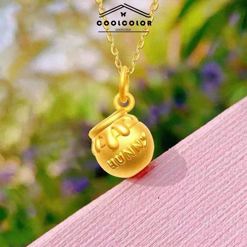COD❤️Kalung Winnie-the-Pooh Alloy Bahan Kartun Lucu Korea Gaya Aksesori Fashion- cl