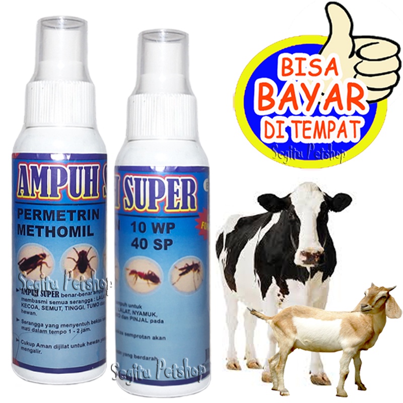 OBAT KUTU SAPI KAMBING KUDA DOMBA BASMI PARASIT PINJAL AMPUH SUPER