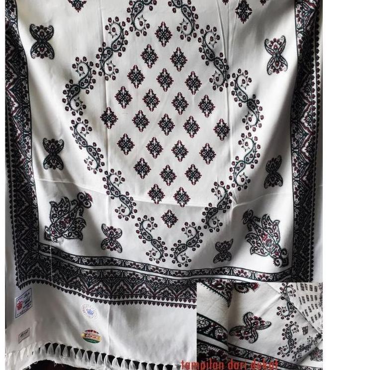 TJP.22De22ι ▫ Sorban Kashmiri Arafat Surban habib impor (Printing India) crem, putih, coklat