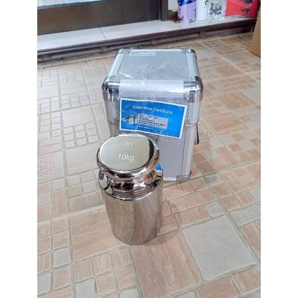 Batu Timbangan F1 10kg / Anak Timbangan F1 10 kg stainless