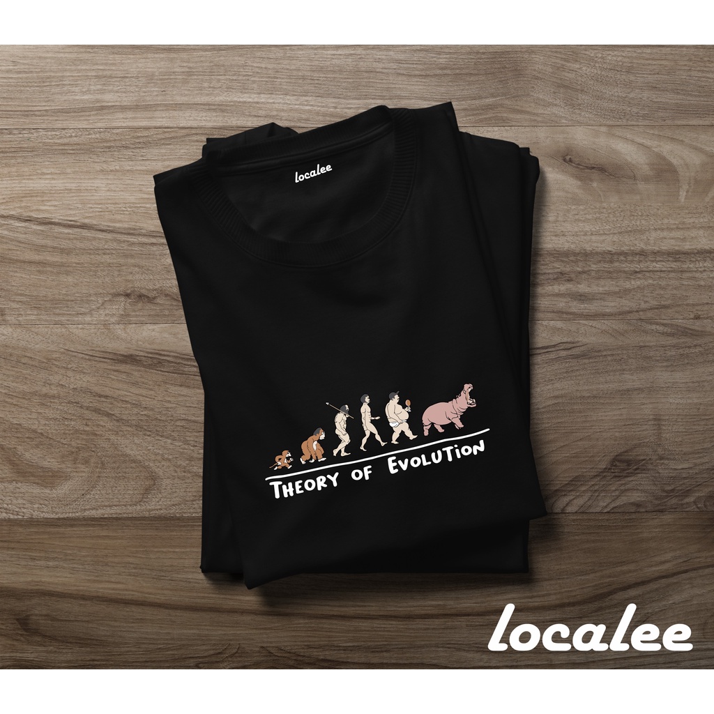 KAOS NEX CARLOS THEORY OF EVOLUTION TSHIRT / KAOS COD / KAOS LUCU