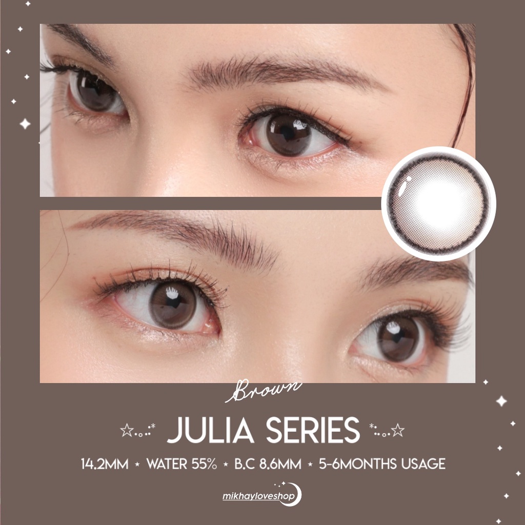 MIKHAYLOVESHOP Softlens Julia Brown | Kittykawaii