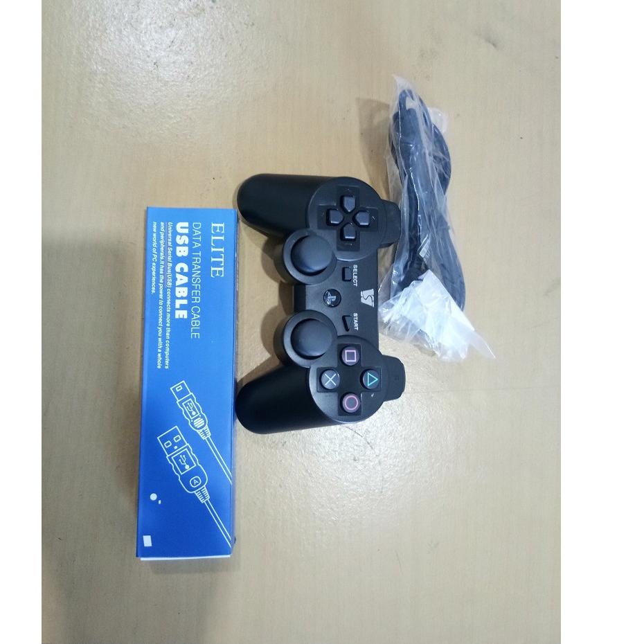 Termurah Stik Stick PS3 Wireless + Kabel charger PS 3 Murah - Controller + Kabel Cas PS3