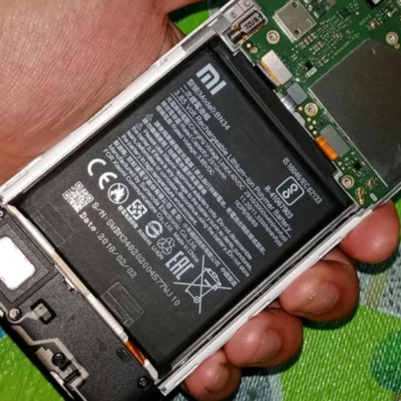 batre redmi 5a original cabutan dr hp ori