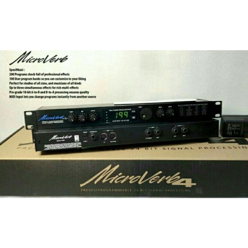 ALESIS Microverb4 (efek vokal) made in Taiwan