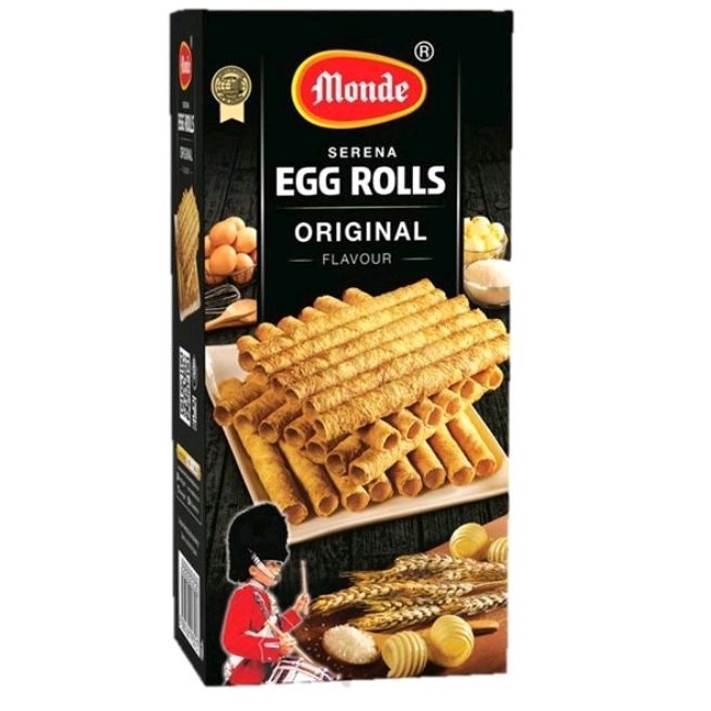 

Monde Serena Egg Roll Original dan chocolate 168 g