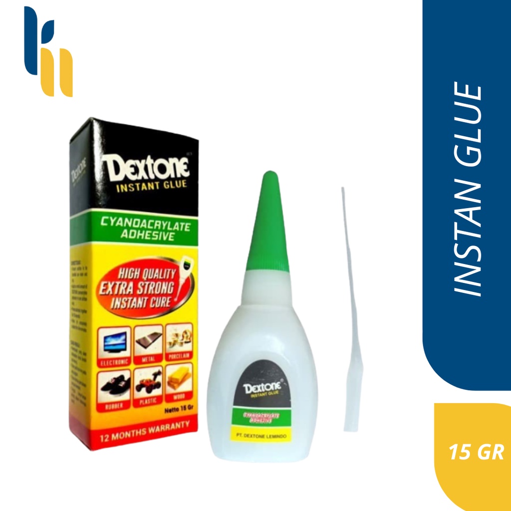 

Dextone Instan Glue | Lem Tetes Korea 14GR | Lem Korea Dextone 3 detik