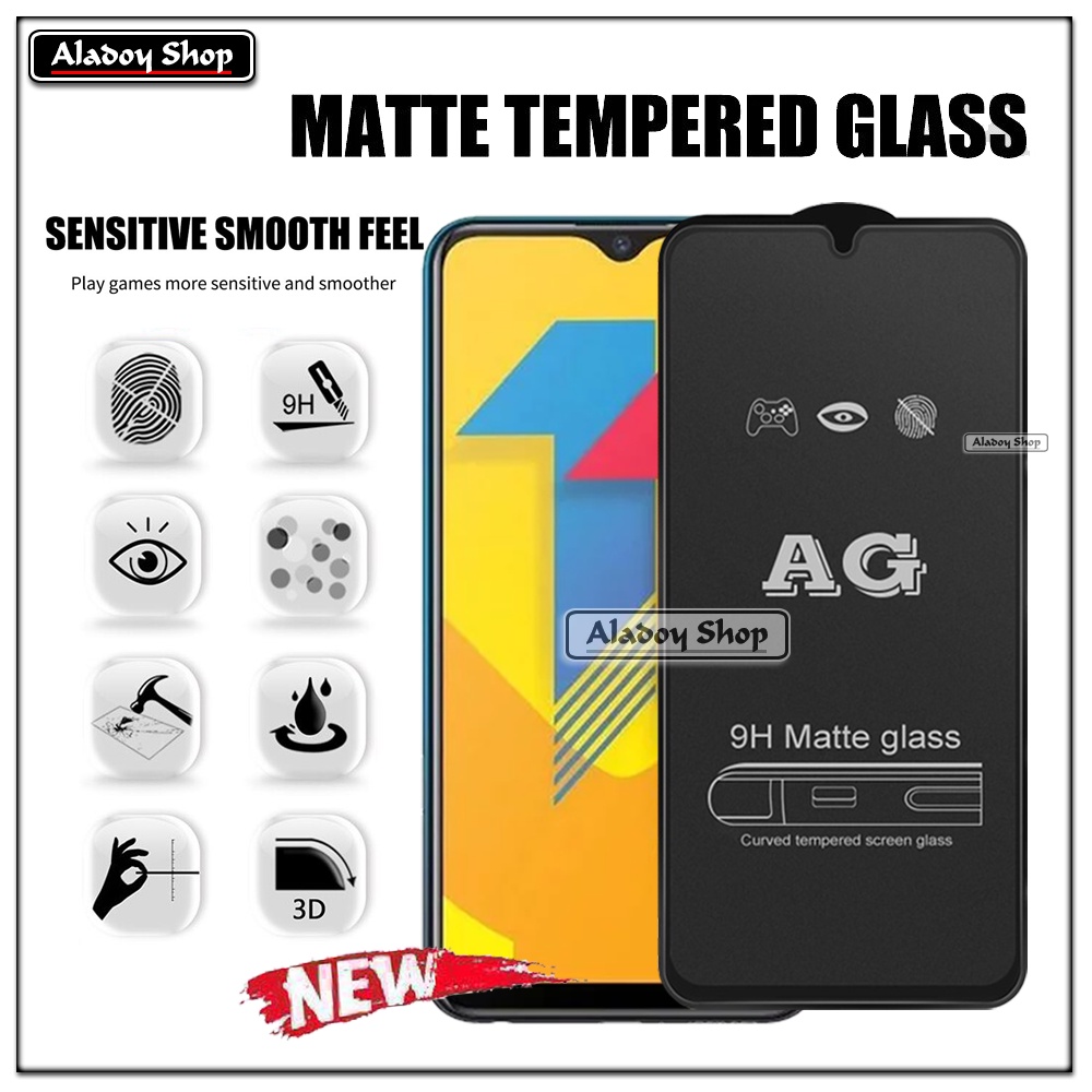 Paket 3IN1 Tempered Glass Layar Matte Anti Glare VIVO Y12I/Y11 Free Tempered Glass Camera dan Skin Carbon