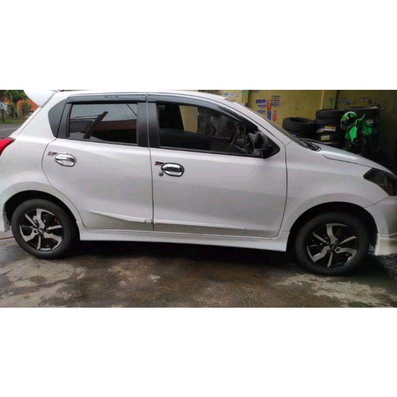 4 velg only tanpa ban R14 pcd 100. no geol no retak tubless agya ayla datsun march lova calya sigra vios jazz yaris