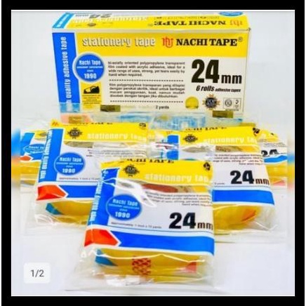 

Selotip / Stationary Tape 24Mm / 1X72 Yards Nachi
