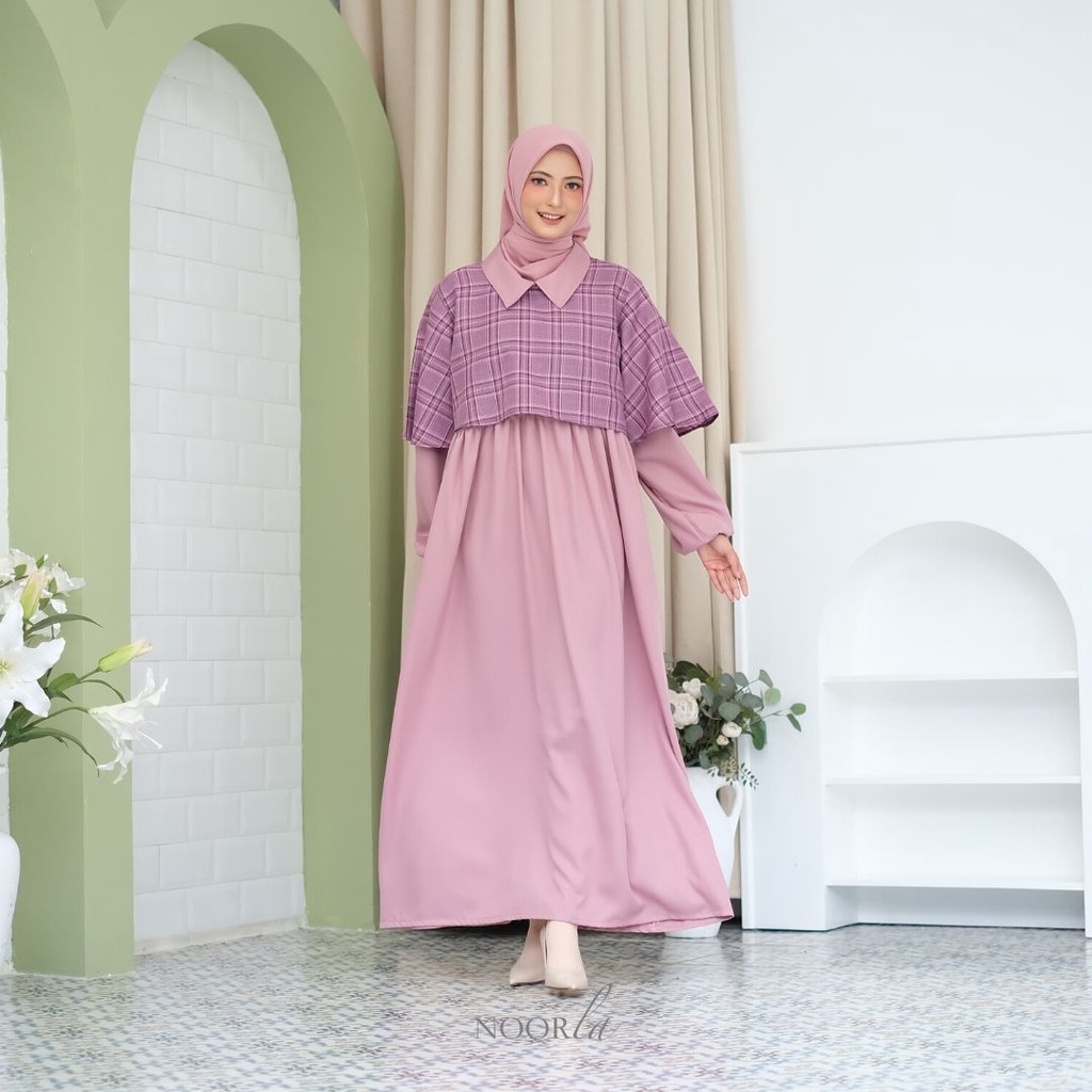 NOORLA - MALIKA GAMIS SATU SET HIJAB/ MAXI DRESS ONE SET