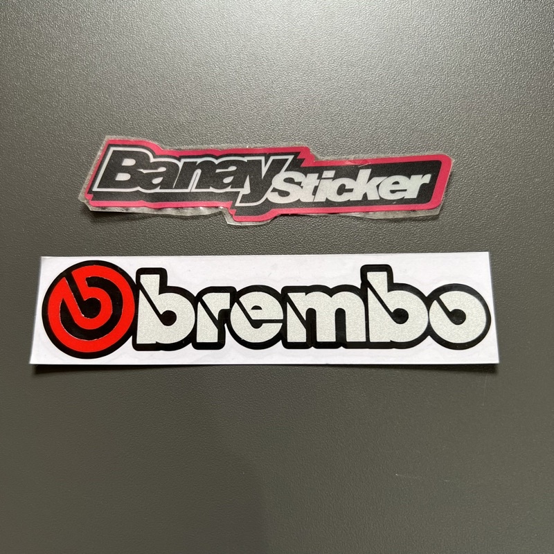 Sticker Stiker BREM BO Tumpuk Cutting