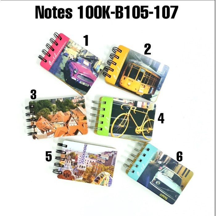 

PRO Buku Notes Spiral 100K / Buku Catatan/Memo/Notebook - B 105