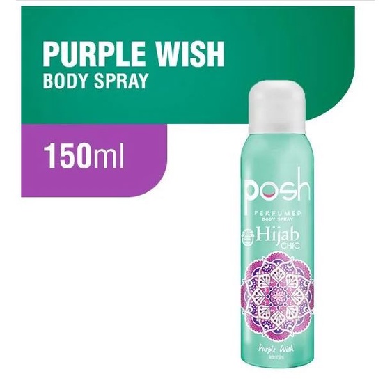 Posh Hijab Body Spray 150 ml - Purple Wish