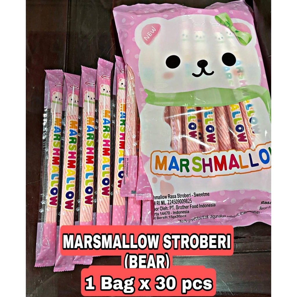 Marshmallow Panjang pak isi 30 pcs Sweet me