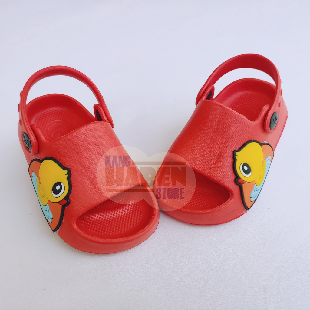 Sandal Kokop Tali Baby Cowok Cewek Karakter Bebek Lucu Sendal Anak 386EDUCK