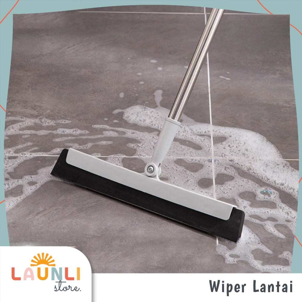 Wiper Lantai Alat Pel Lantai Serok Air Hujan Karet Pembersih Pendorong Air