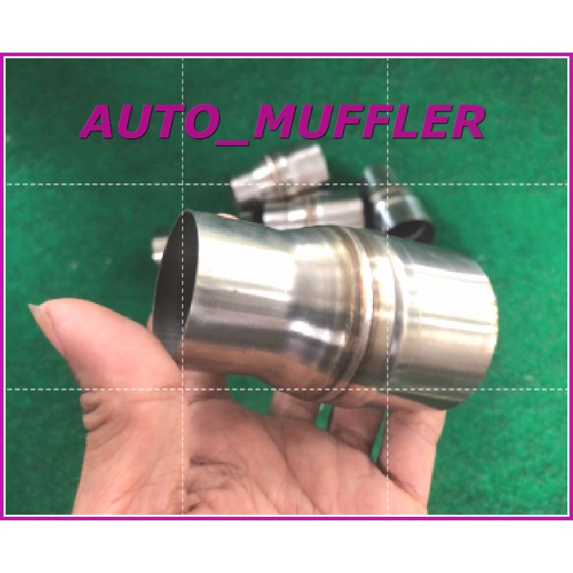 SAMBUNGAN KNALPOT 38MM KE 50MM / ADAPTOR KNALPOT 38 KE 50/ SLIP ON 38 KE 50 / SAMBUNGAN LEHERAN 38 K