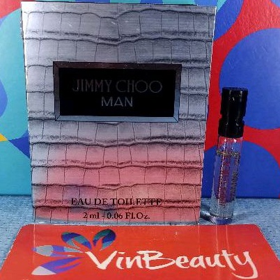 Vial Parfum OriginaL Jim my Choo Man EDT 2 ml For Men Murah