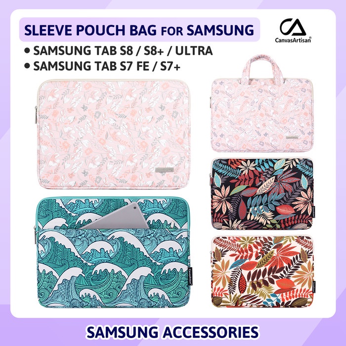 Sleeve Samsung Tab S8 S8+ Ultra S7 Fe S7+ Sleeve Pouch Bag Motif Case Cover