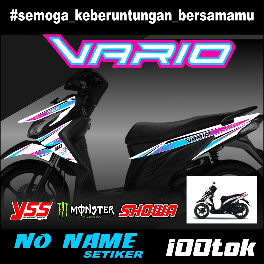 Striping Vario 110 fi [100tok] - Striping Variasi List Vario 110 Karbu Cw Racing