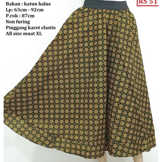 Bawahan Batik Rok Klok Batik Panjang Sarah RS122