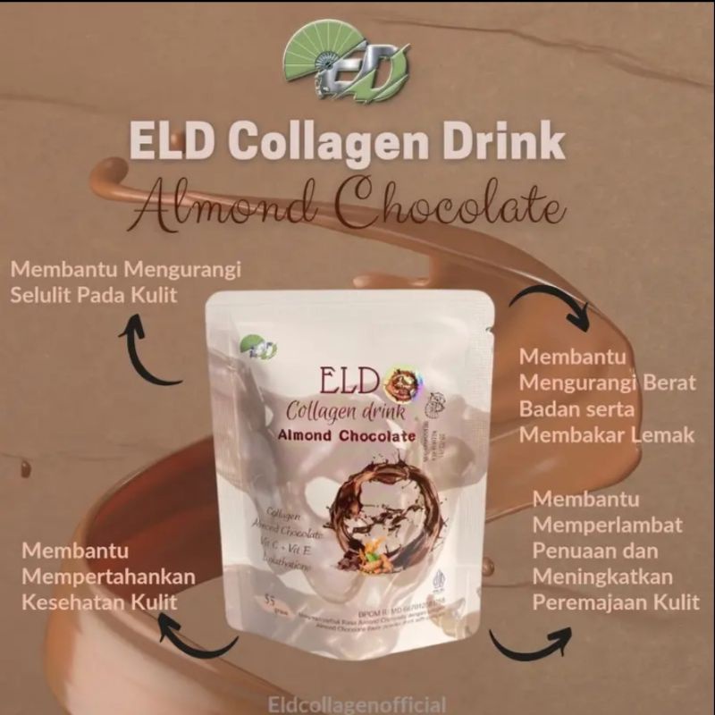 

ELD COLLAGEN DRINK COKLAT ALMOND