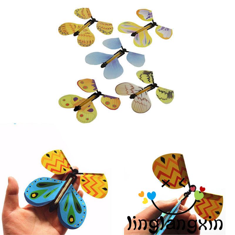 Llx-magic Fairy Flying Butterfly Mainan Dekorasi Kamar Magnet Untuk Hadiah Kejutan Atau Bermain Pesta