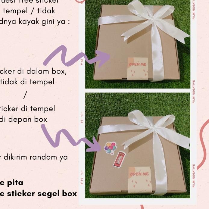 

8.8 Terlaris SNACK BOX [REGULAR] HAMPERS GIFT BOX LEBARAN IDUL FITRI HADIAH ULANG TAHUN ANNIVERSARY GRADUATION CONGRATULATIONS WISUDA CEMILAN TUKAR KADO FREE KARTU UCAPAN STICKER SCRUNCHIE POLAROID COKLAT BUNGA BOUQUET