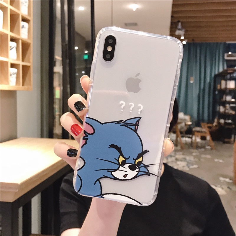 Cat and Mouse printing anticrack case mi a1 5x a2 lite 6 pro 6x 8 lite 10 t pro 11 lite pocophone f1 f3 x3 nfc m3 redmi 9t s2 k20 pro go 3x 4a 4x 5 5a 5 plus 6 6a 7 7a