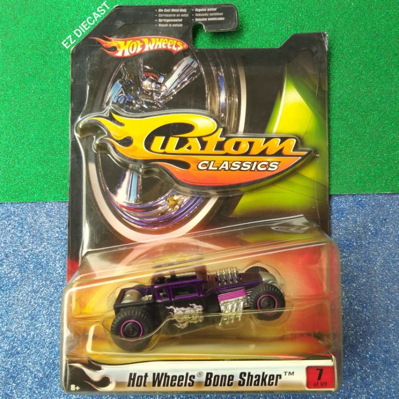 Bone Shaker - Hot Wheels - Custom Classics - ungu hitam purple black