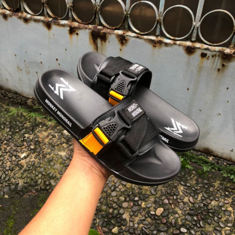 Sandal Pria Terbaru Sandal Slip On Monkey Monorail Original