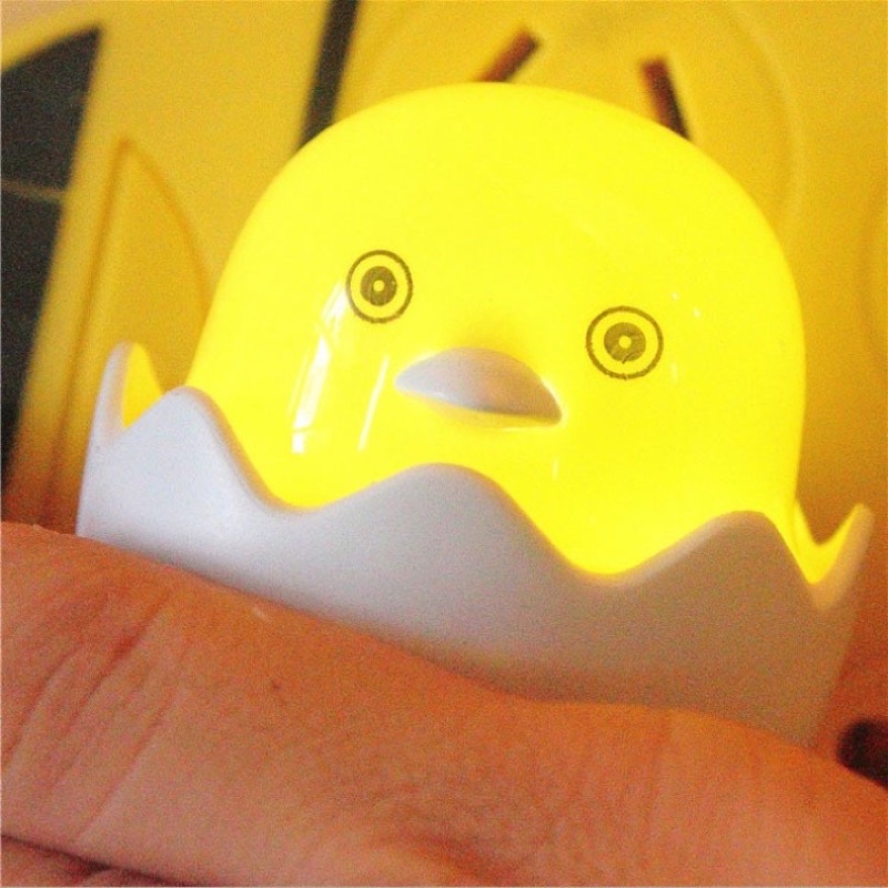 Lampu Tidur LED Telur Ayam Sensor Cahaya Dekorasi Kamar Night Light Lamp Chicken Egg Bebek Duck Unik Promo Sen