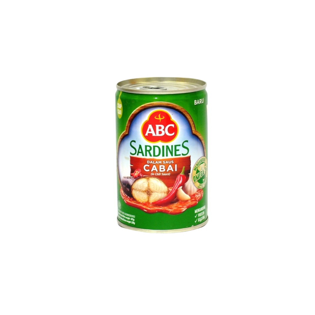 SARDINES ABC CHILLI SAUCE 425GR DEPOT KULINER