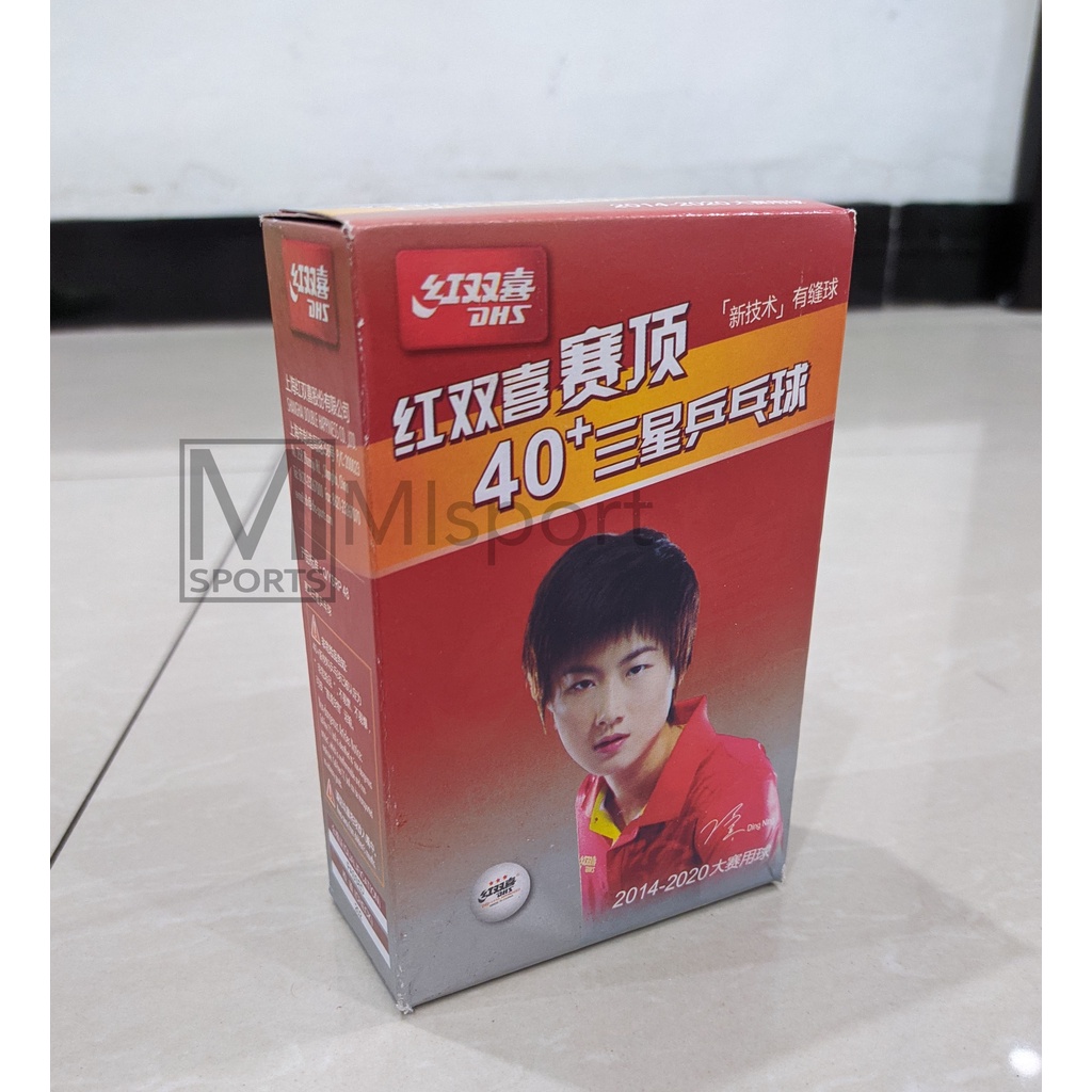 Bola pingpong DHS 40+