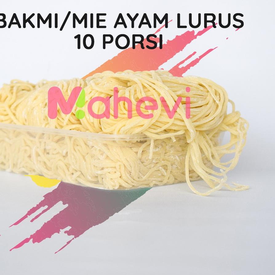 

☺☺» Mie Mentah Lurus Premium untuk Mie Ayam /Bakmi Halal 1 Box isi 10 Porsi